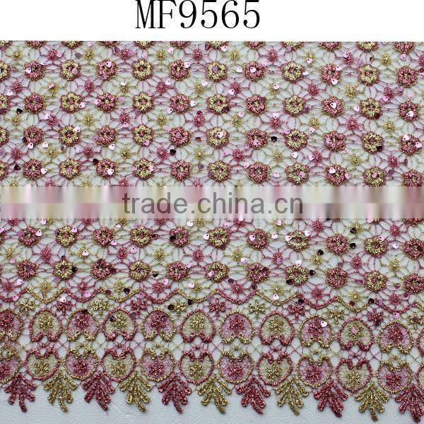 shabby rose chiffon flower lace fabric