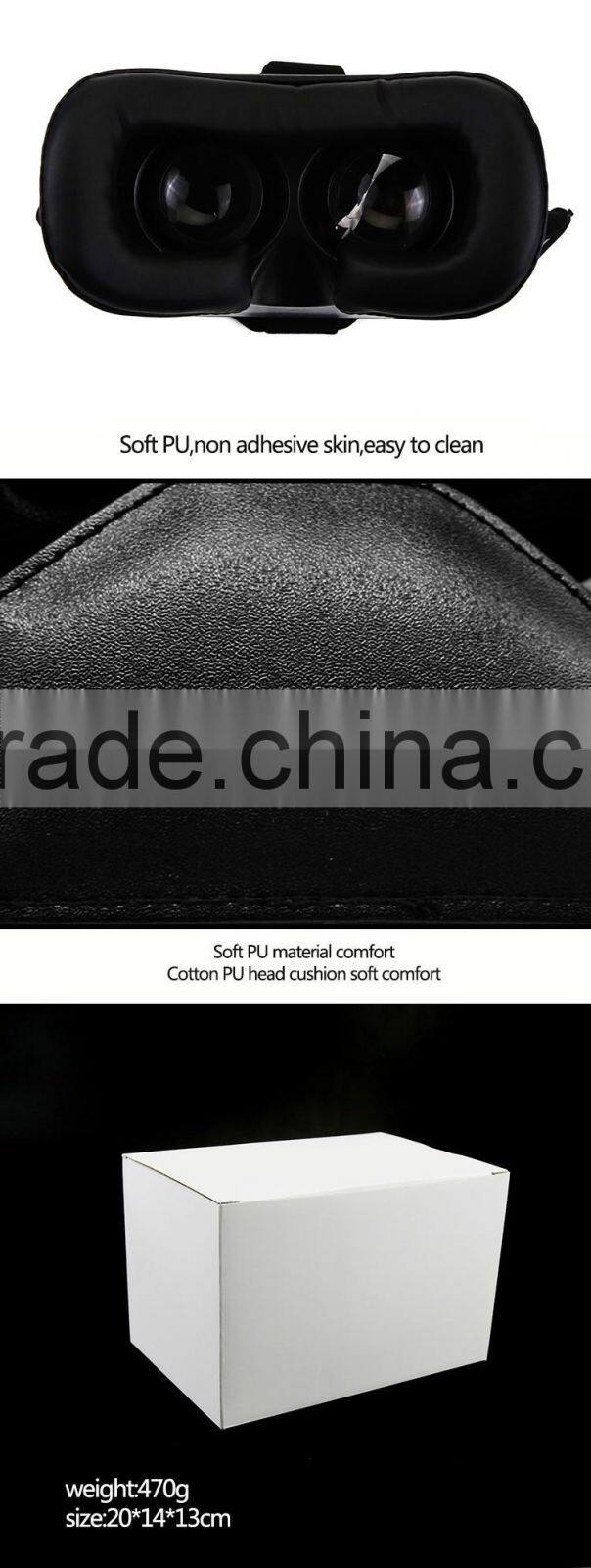 shenzhen vrbox 3d glasses vr shinecon virtual reality 3d vr box 2.0