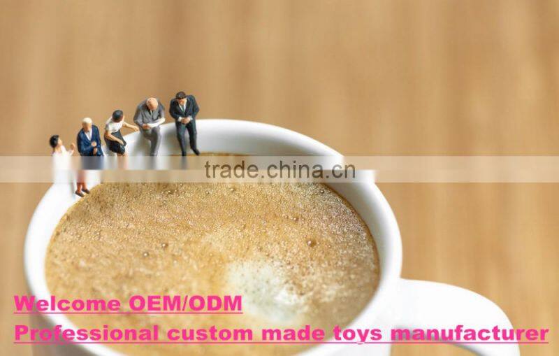 Japanese scary three eyes monsters plastic toys/oem japan child cartoon plastic toys/customized plastic toys manufacturer