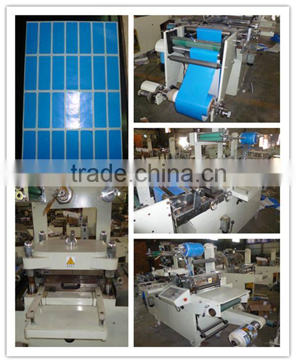 MQ-420420 Roll to roll / roll to sheet / label die cutting machine with hot stamping / lamination / punching function
