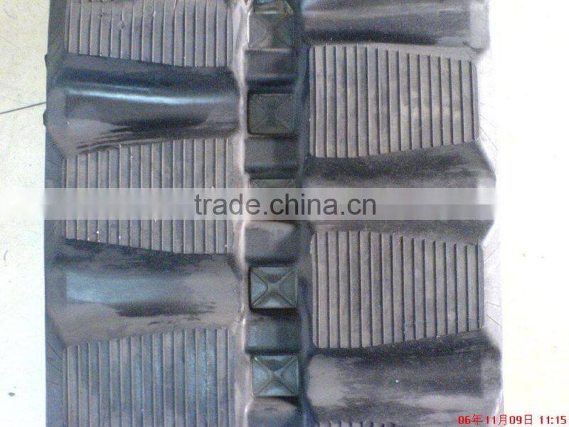 Kobelco SK60 Rubber Track, Excavator Rubber Track SK70, Kobelco Rubber Belt, 450*81.5*74