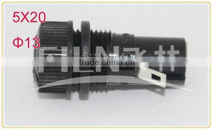 250VAC 10A black bakelite mini auto fuse holder for 5x20mm fuse