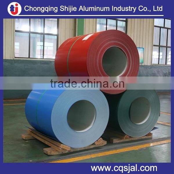 coated surface 0.2~1.2mm thick aluminum coil sheet factory price per ton