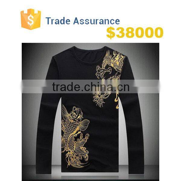 Wholesale - Men Tee Chinese Style Fashion Long-sleeved T-shirt Printing