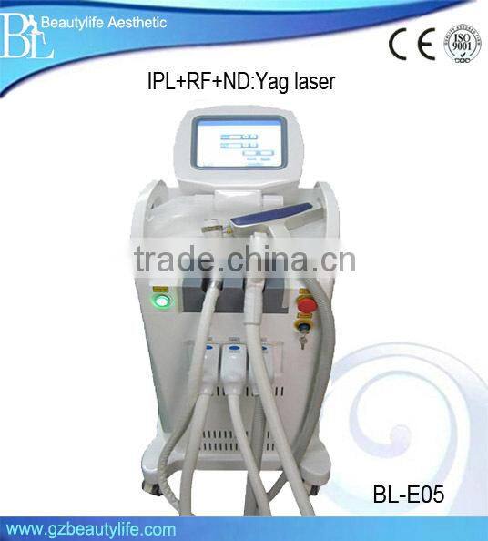 IPL+rf+ yag laser e-light system