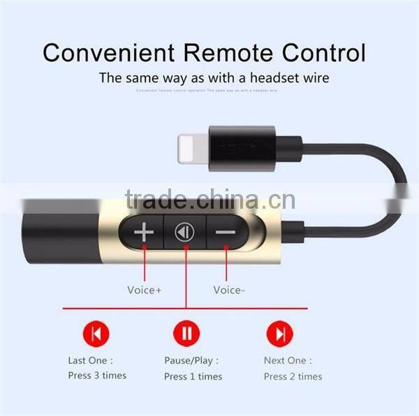 Earphone headset adapter for iphone 7&3.5mm audio jack converter