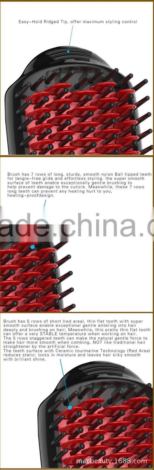 New design electric hair curling brush hair comb