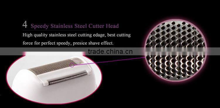 3 Heads Electric Lady Epilator Shaver