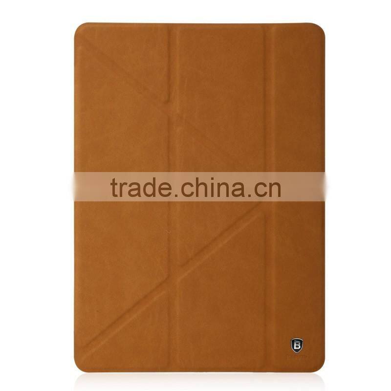 2016 Original Baseus Terse Series Stand Intelligent Flip PU+PC Leather Case for ipad pro smart Case 9.7inch