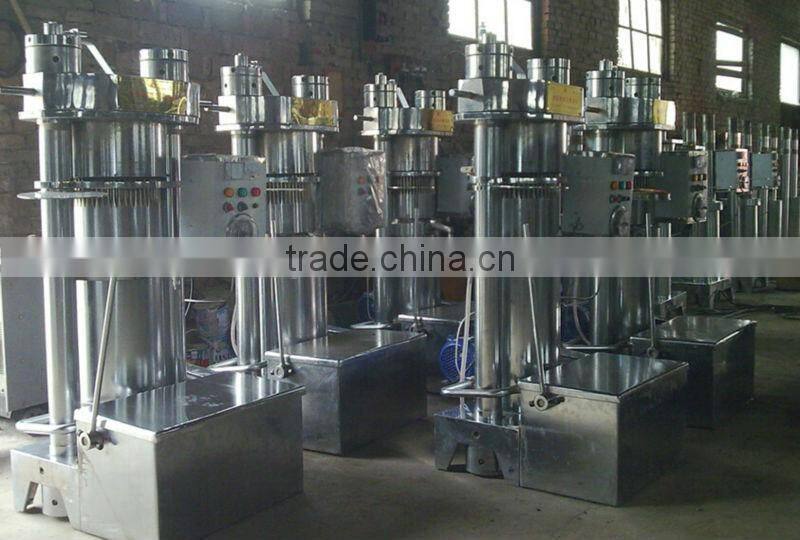 Stainless Steel Tea Seed Oil Press Machine / Hydraulic Walnut Seed / Sesame Seed Oill Press Machine