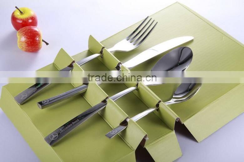 hotle use stainless steel cutlery set for dinner