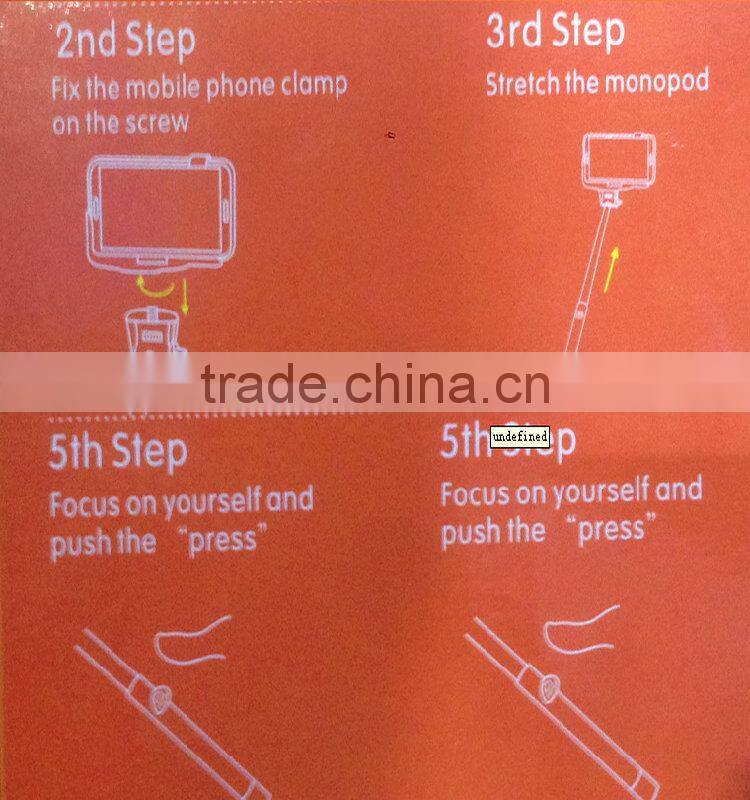 wireless monopod selfie stick monopods with bluetooth