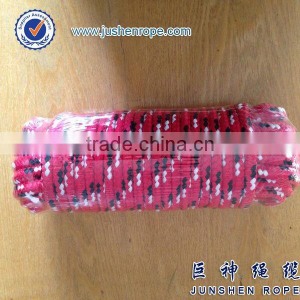 Colorful 24 strand braided cotton rope