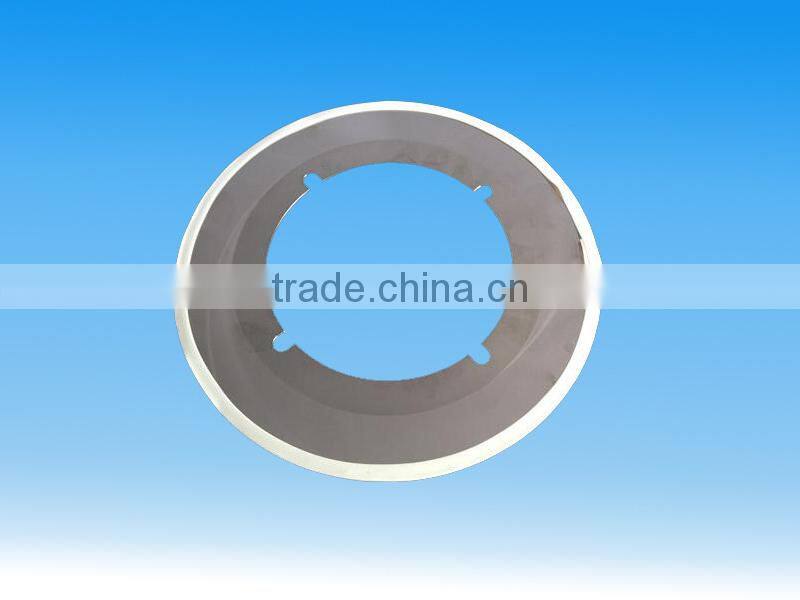 Circular knife for cutting tissue paper or films or foils