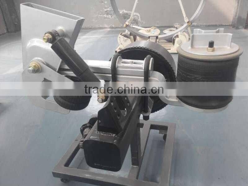Trailer and semi trailer bogie use air suspension