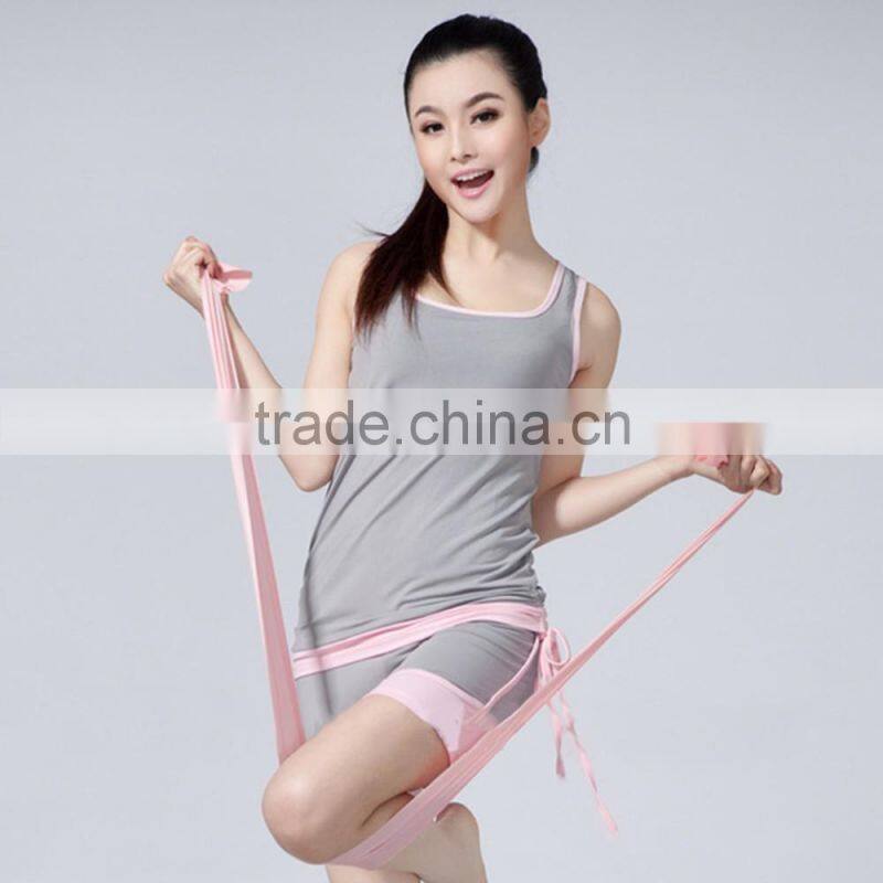 New Home Gym Workout Exercise Pilates Yoga Resistance Band for Wrist/Ankle Blue