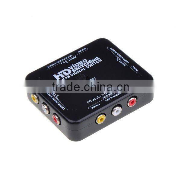 HD Audio Video Switching Three-way AV+S Signal Switch