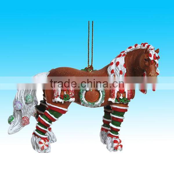 modern valentine horse ornament for home decoration