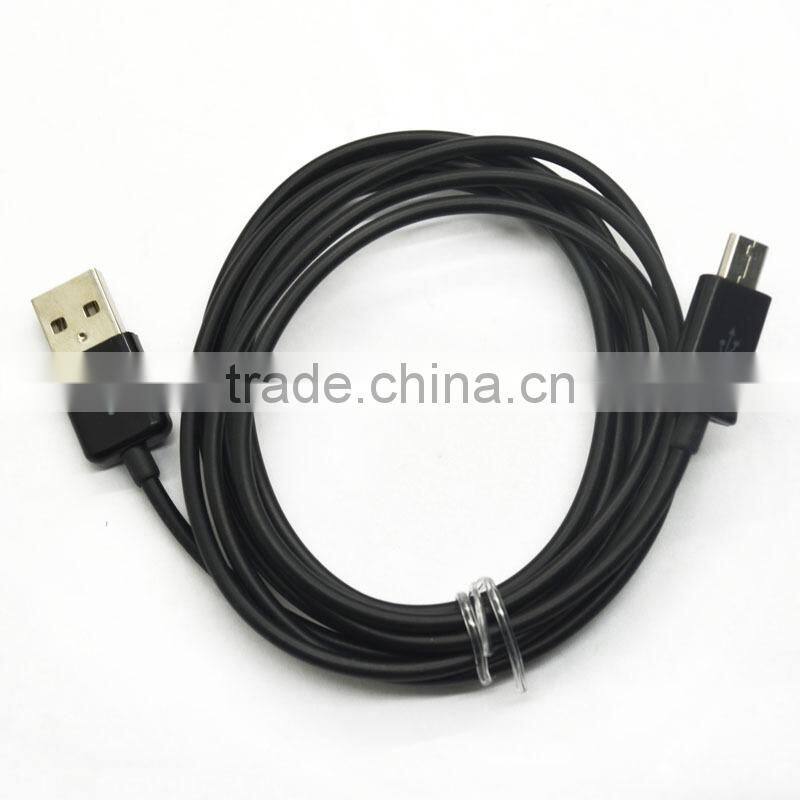 6.6FT/2M black Micro USB Data Sync Cable Charging Cord for Samsung i9300 Galaxy S4 S3 SIII Xperia S HTC One X Blackberry Stock 2