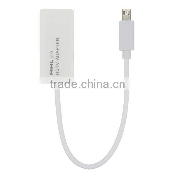 High quality mhl to hdmi converter for samsung galaxy s3 micro usb to hdmi mhl adapte