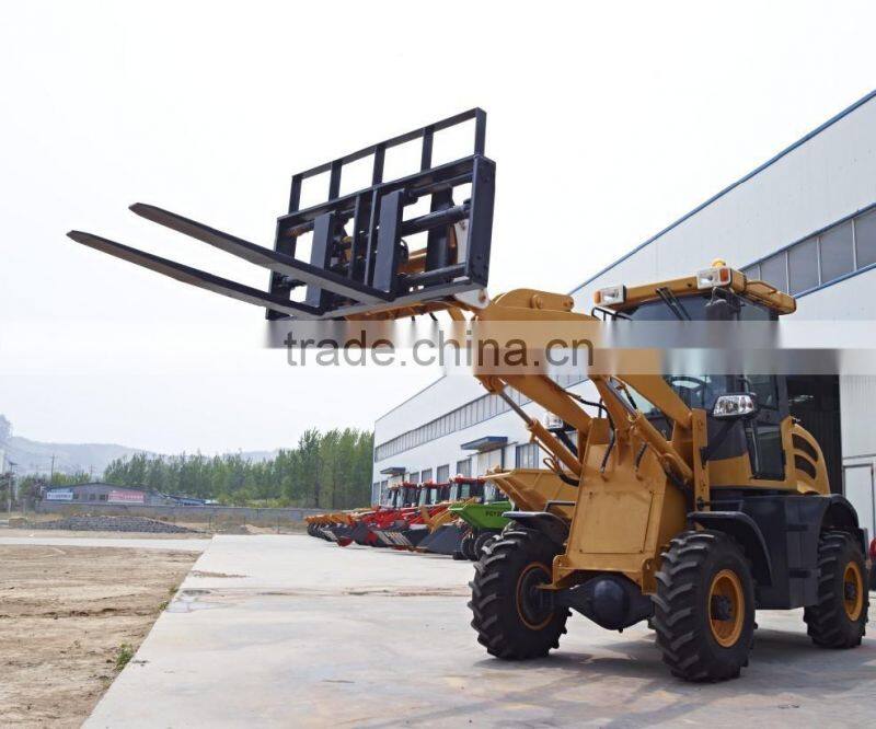 china factory supply 1200kg mini wheel loader with CE, with cab or sunshade