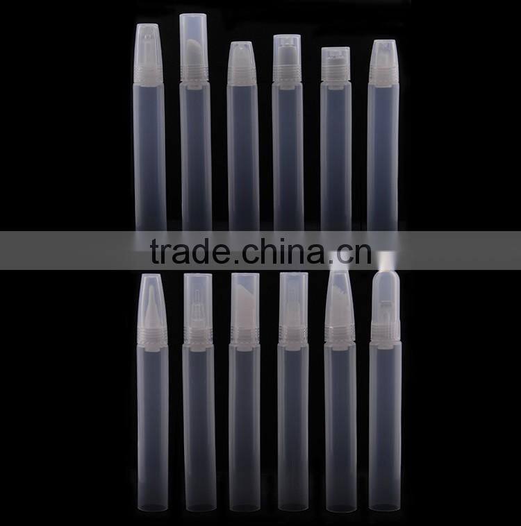 Roller tip plastic tube dispensers