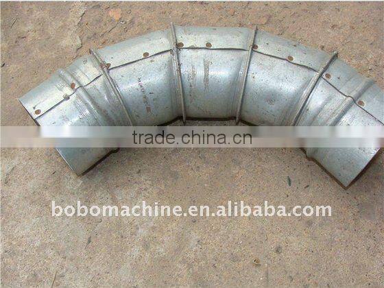 Vertical round duct elbow makinging machine