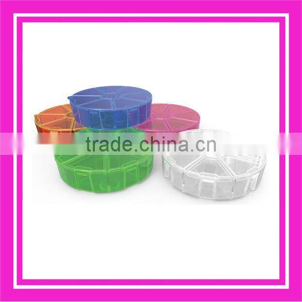 plastic pill box & round pill box