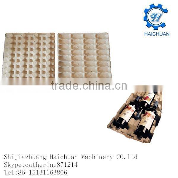 Disposable pulp paper apple tray