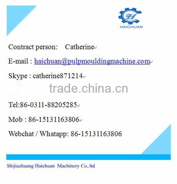 New type paper 32 molds egg tray making plant