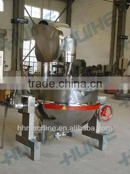 electric heating industrial food processing jacketed kettle