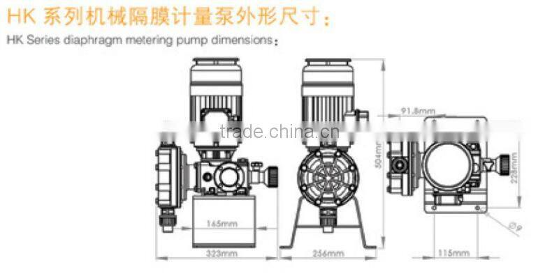 10-3500L Compact Structure Little Mechanical Diaphragm Chemical Acid Dosing Pump