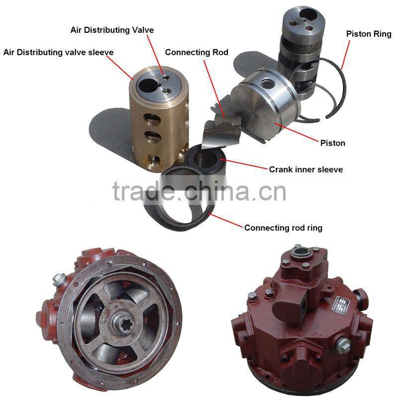 Widely Used for Air Winch Blade Type Vane Pneumatic Motor