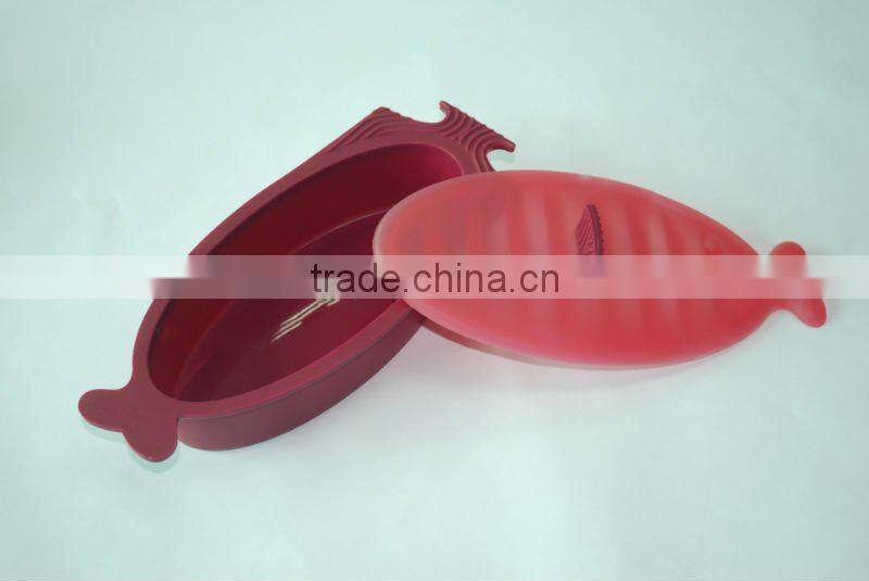 Diverse colorful silicone bakeware
