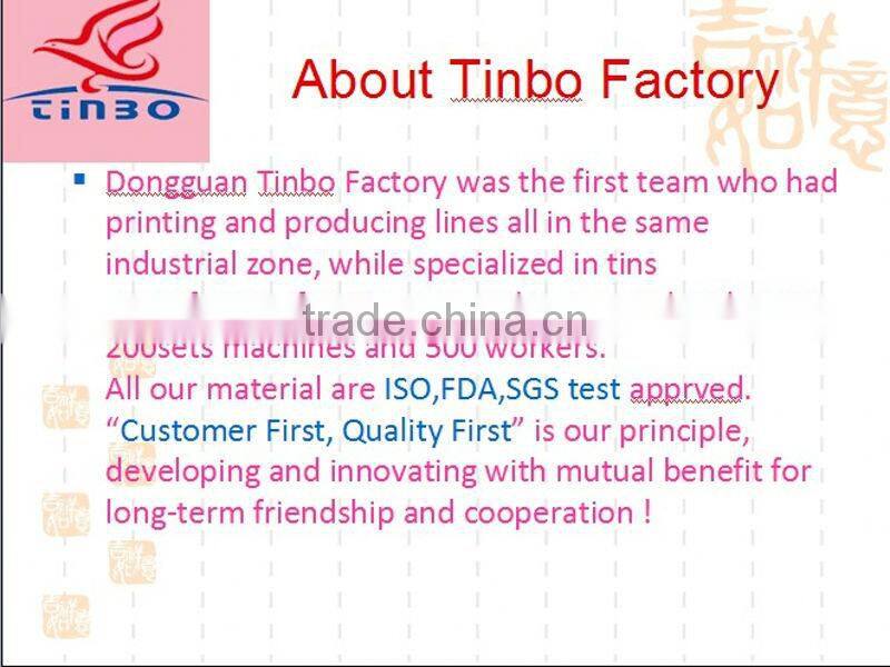 promotional hinge lid tin box for pen,metal pen box