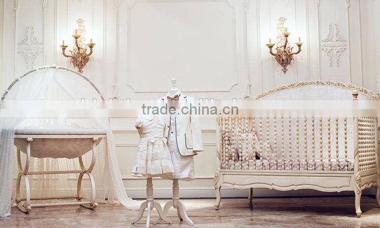 Victoria Style Solid Wood Carved Kid's Daybed, Ornate Design Children's Bed Bedroom Furniture, Vintage Princess Bed With Drawer