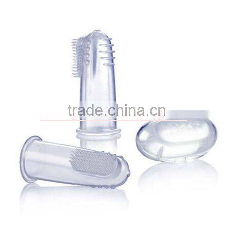 New products FDA approved Silicone Finger Cot baby toothbrush