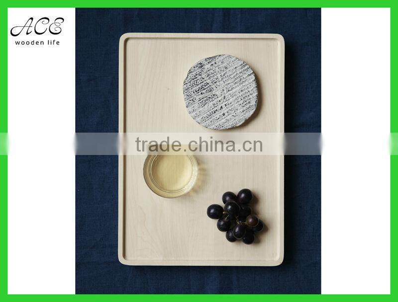 Rectangle wooden serving tray
