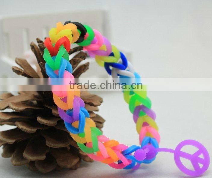 Hot sell fashion diy rubber bracelet kit
