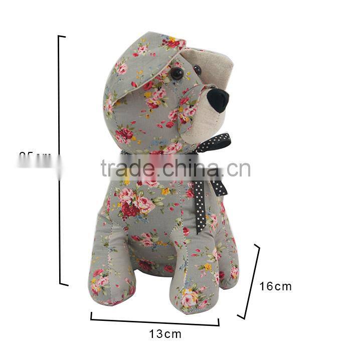 Store More Dress Bow-Ties Calico Cute Dog Door Stopper