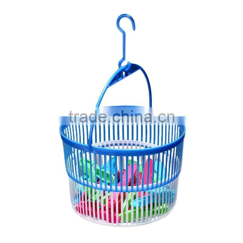 Round shaped cheap plastic basket