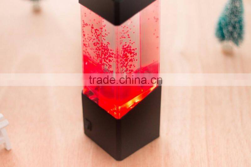 New Arrival LED Colorful Changing Decorative Volcanic Lights, Flashing Jellyfish Light, Table Mini Aquarium With LED Light