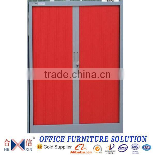 Steel tambour door file cabinet