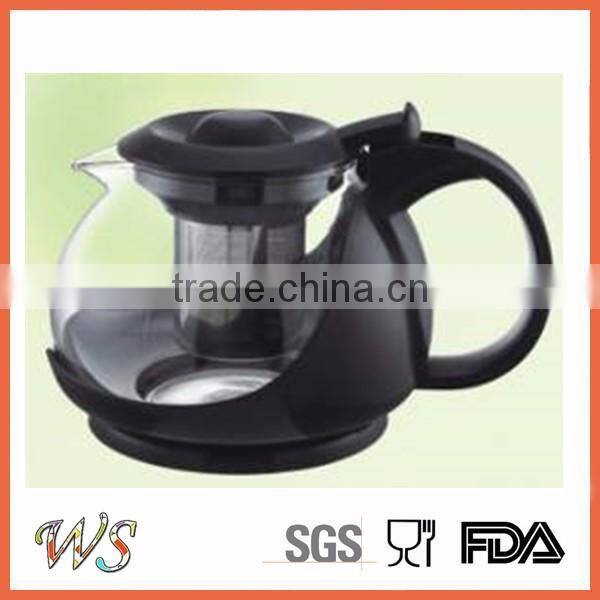 wholesale heat resistant glass teapot