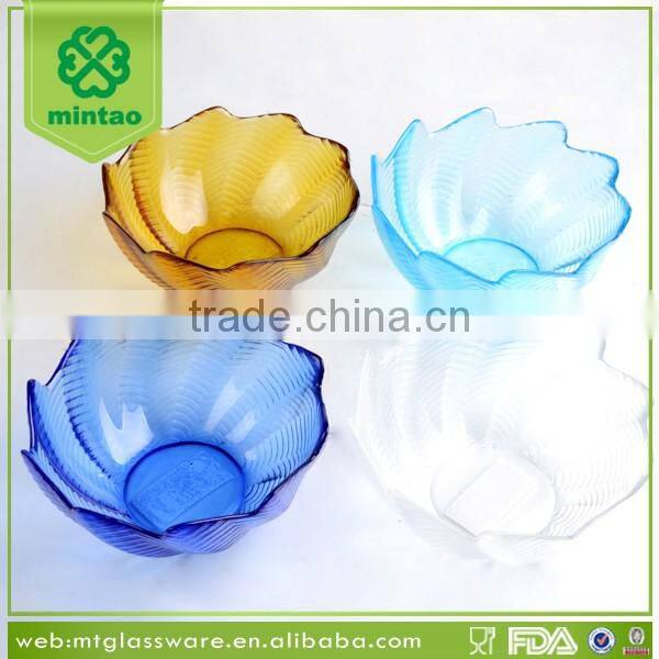 Cheap handmade small size coloured glass bowls