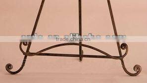 Wrought Iron Metal 12" Easel Plate Stand