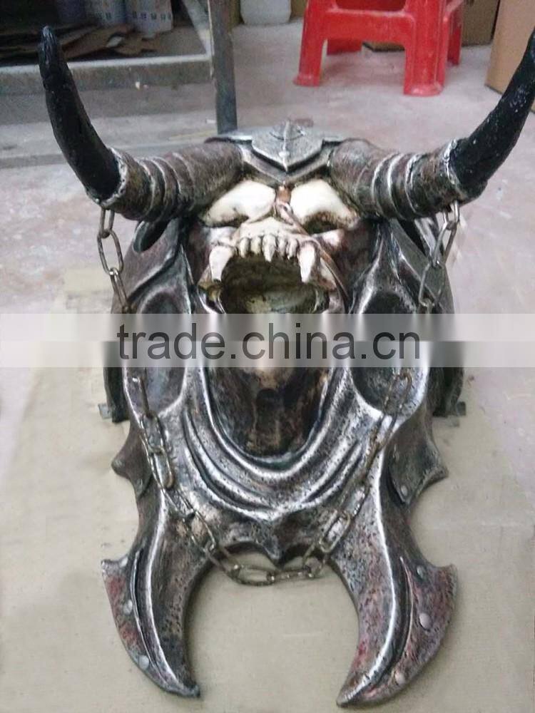 Custom Halloween Pirates of the Caribbean skull wall hanging