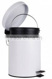 Metal dusty bin for hotel