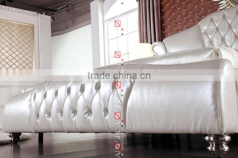 antique white bedroom furniture / white bedroom furniture / white glossy bedroom LV-B9022
