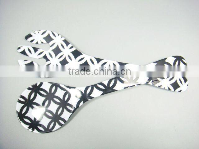 Custom Printed Melamine Spoon and forks Set